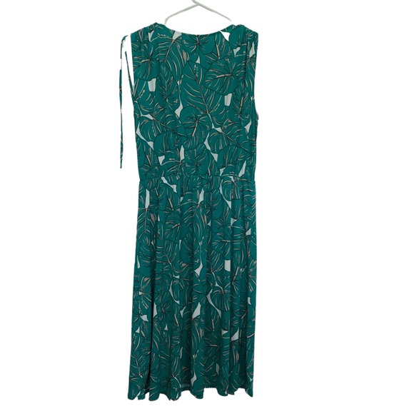 Leota Green Tara Jersey Dress Size Md - Picture 3 of 5